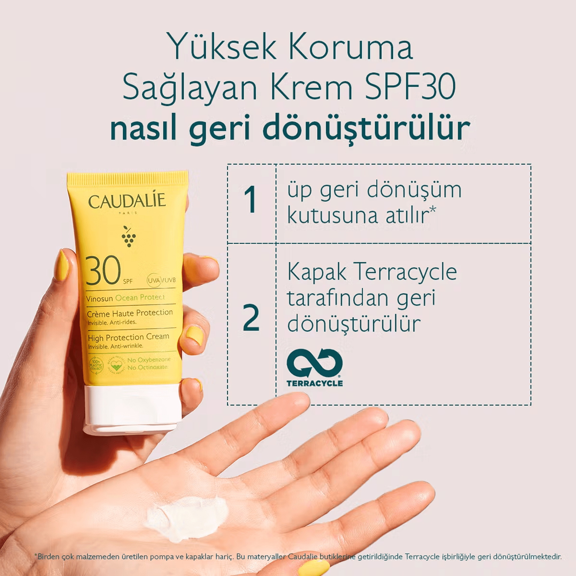 Caudalie Vinosun Protect Yüksek Koruma Sağlayan Güneş Koruyucu Krem SPF30 50mL