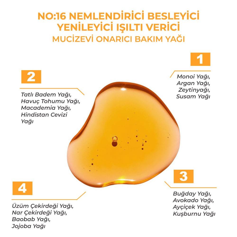 Sinoz No:16 Miracle Bakım Yağı 100mL