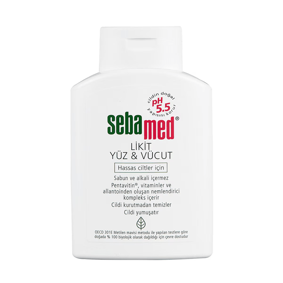 Sebamed Likit Yüz ve Vücut Temizleyici 200mL