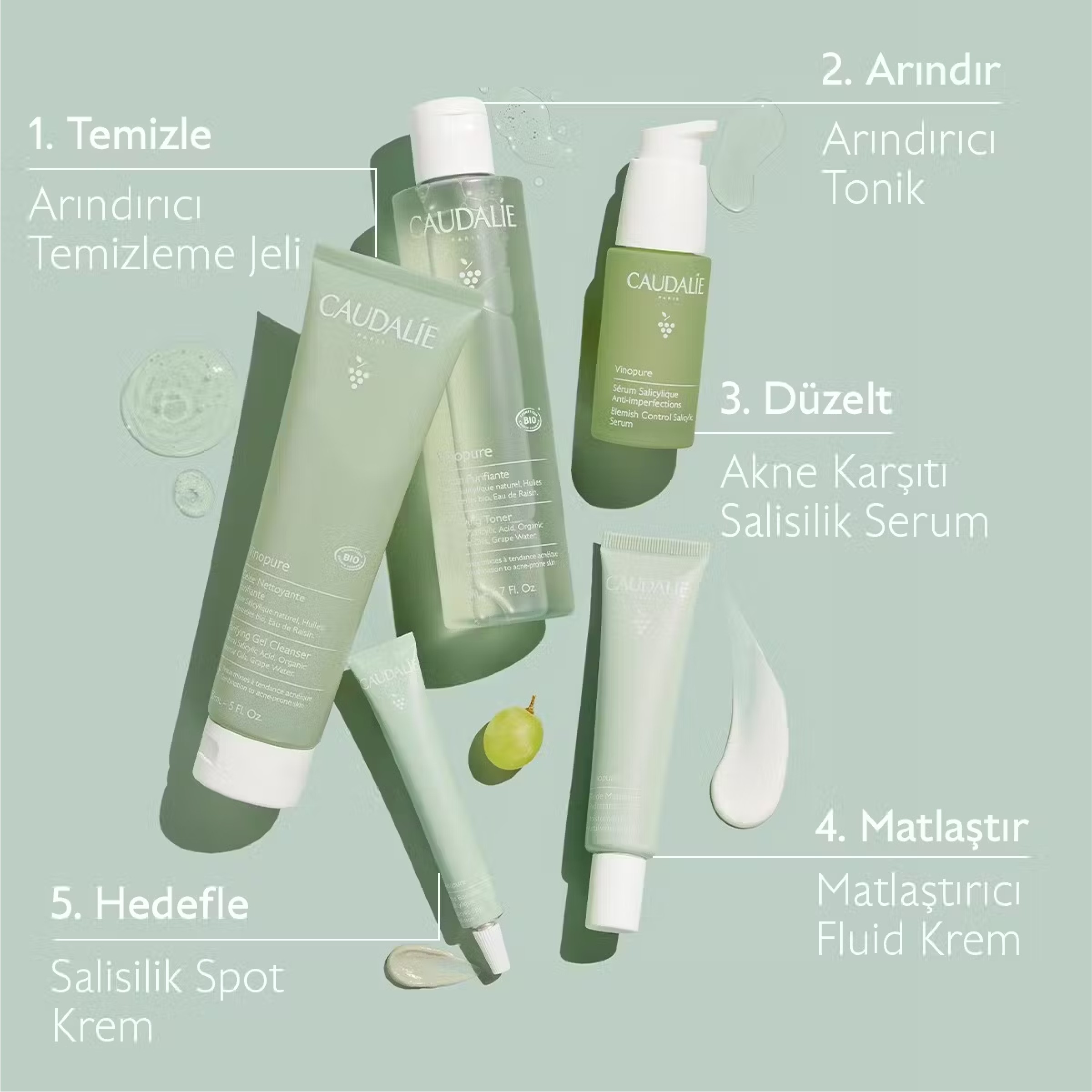 Caudalie Vinopure Temizleyici Tonik 400mL