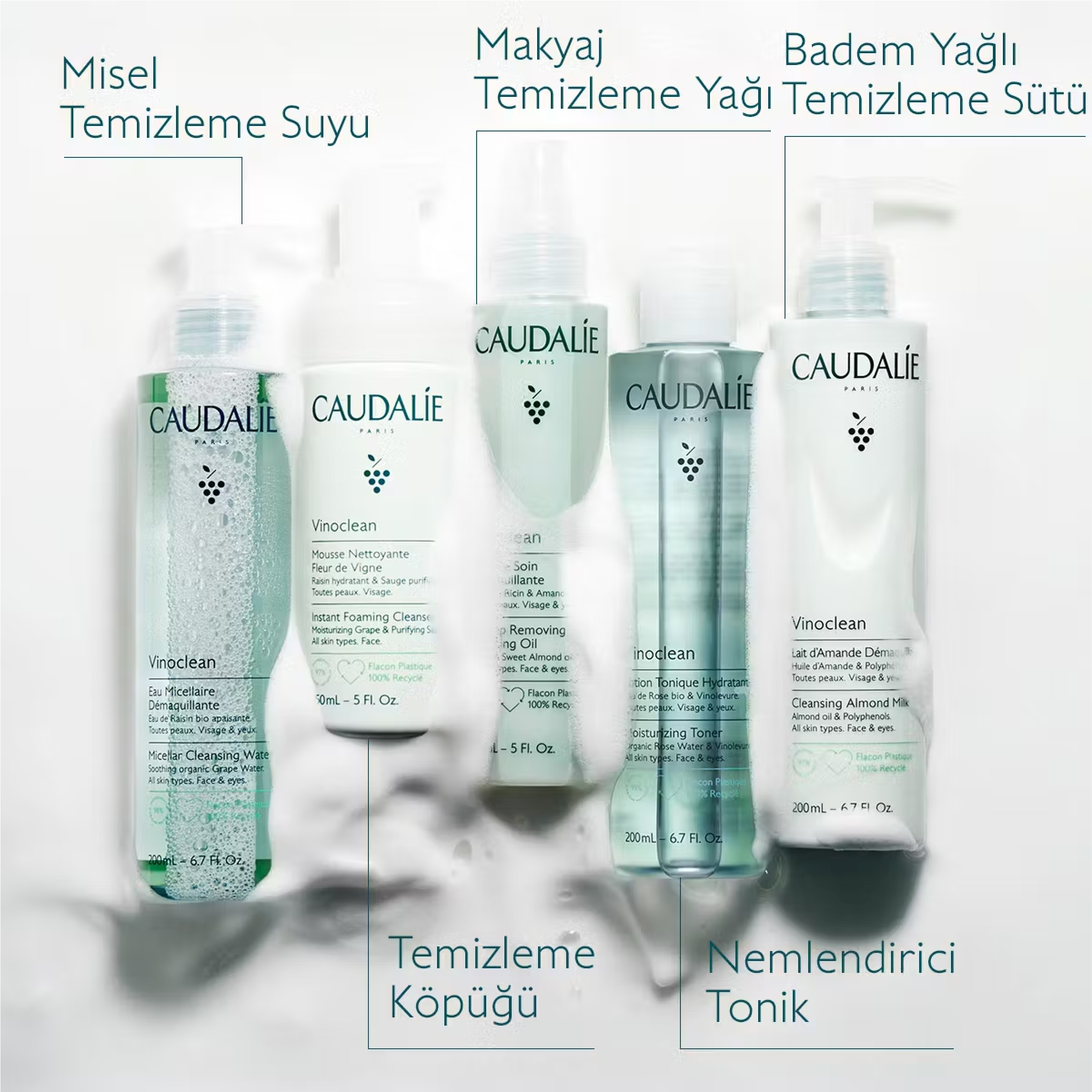 Caudalie Vinoclean Yeni Köpük Temizleyici 150mL