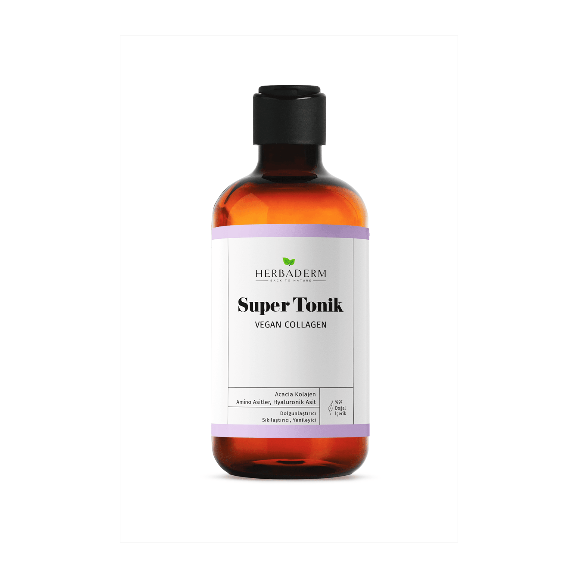 Herbaderm Vegan Collagen Dolgunlaştırıcı Super Tonik 250mL