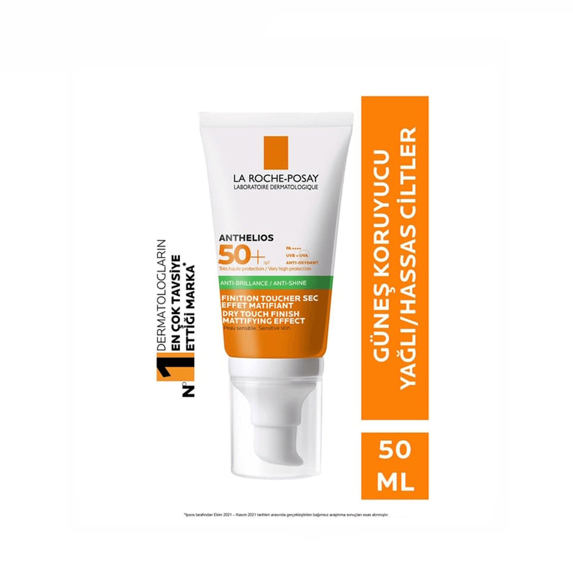 La Roche Posay Anthelios XL SPF 50 Dry Touch Parfümsüz Jel Krem 50mL