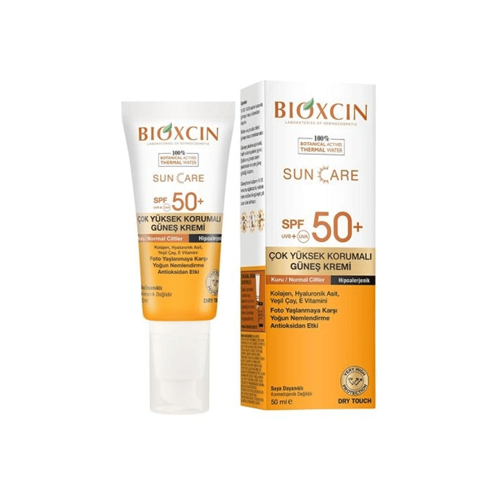 Bioxcin SPF50+ Kuru & Normal Ciltler Güneş Kremi 50mL