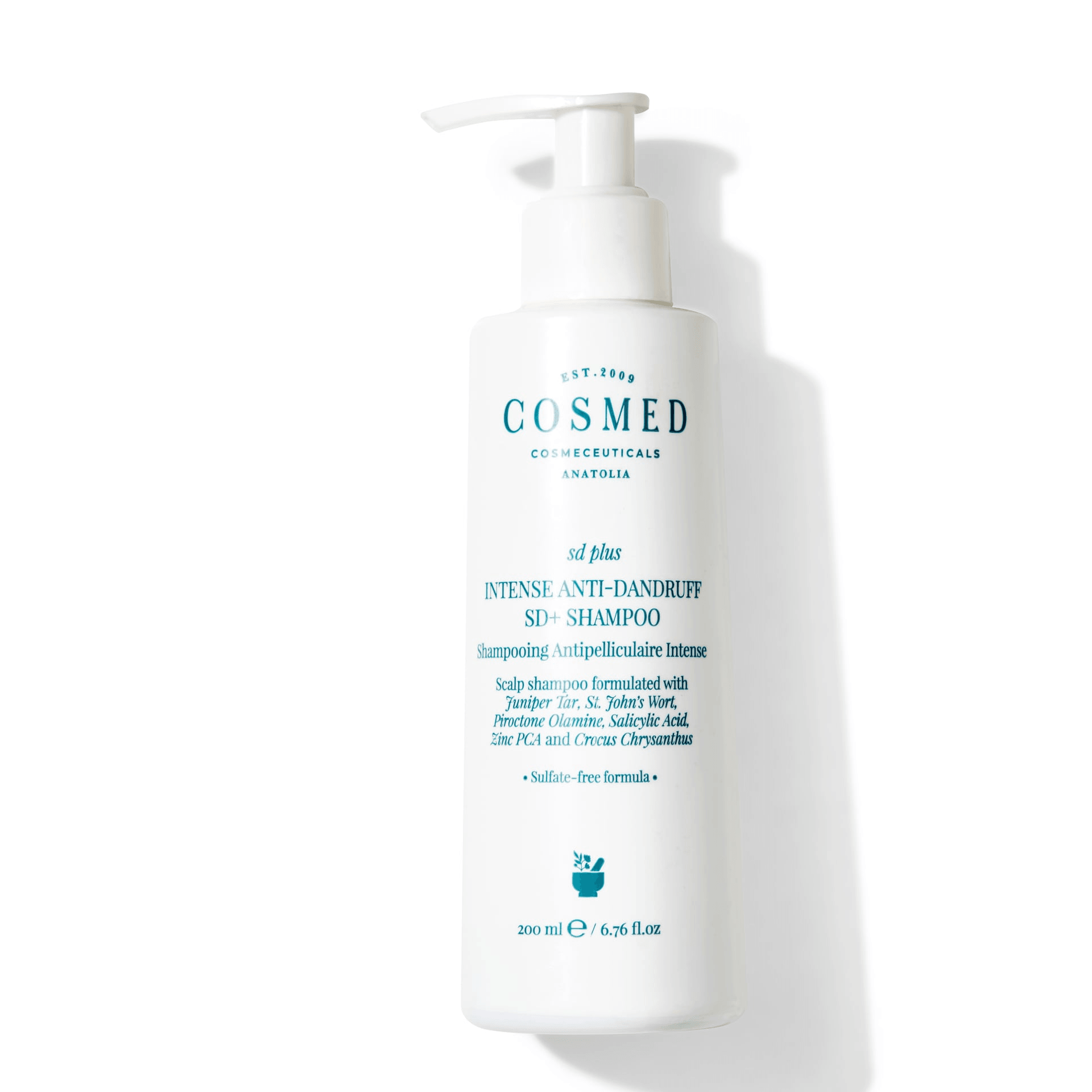 Cosmed Intense Anti-Dandruff SD+ Shampoo - Yağlı Kepek Karşıtı Sülfatsız Şampuan 200mL