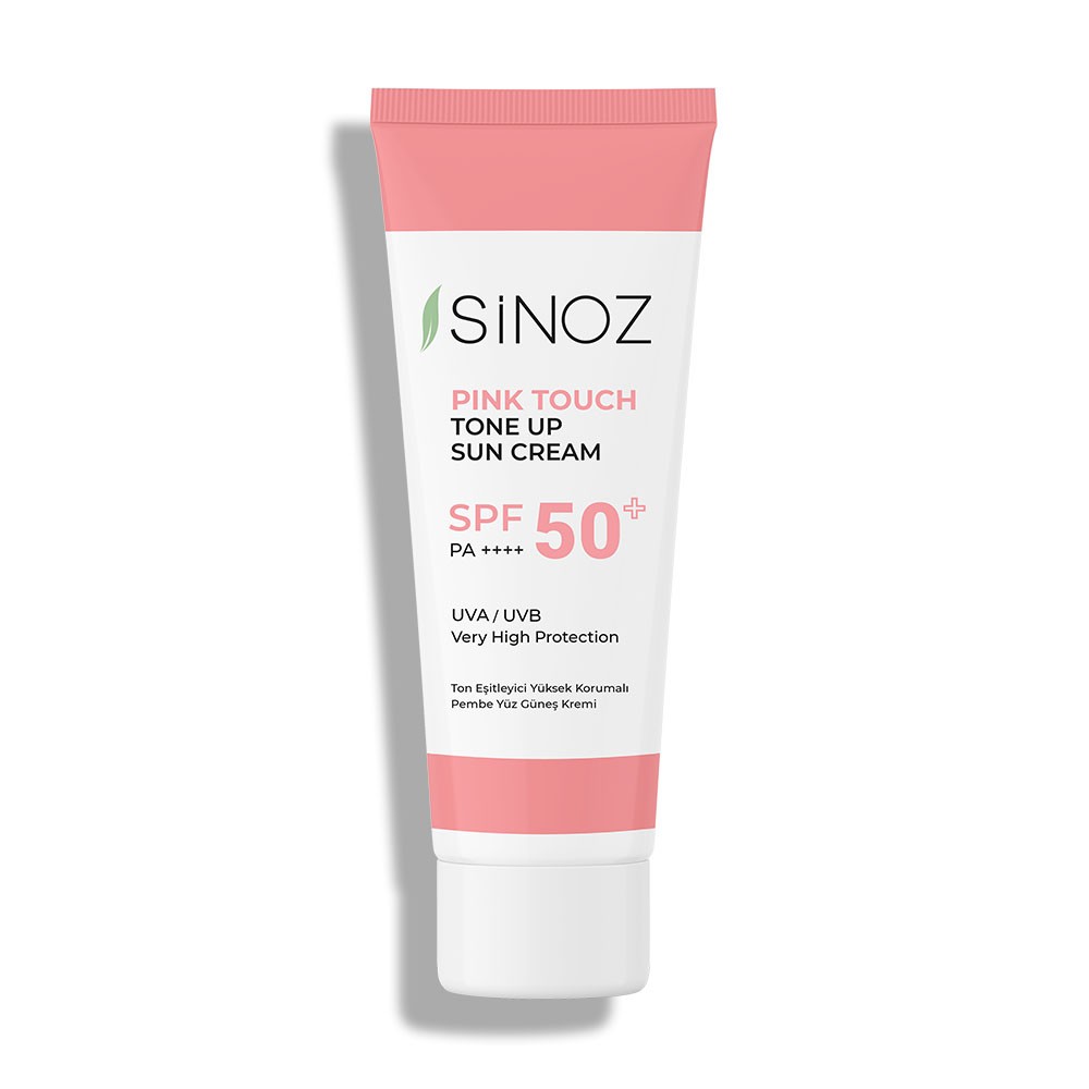 Sinoz Pink Touch Ton Eşitleyici Spf50+ Yüz Güneş Kremi 50mL