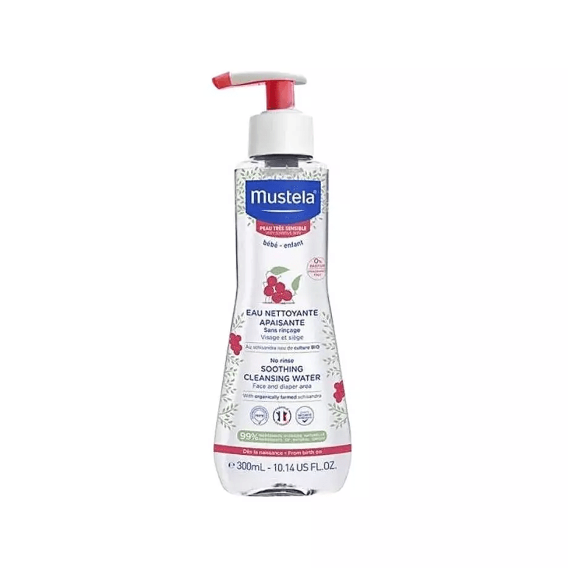 Mustela Durulama Gerektirmeyen Rahatlatıcı Temizleme Suyu 300mL