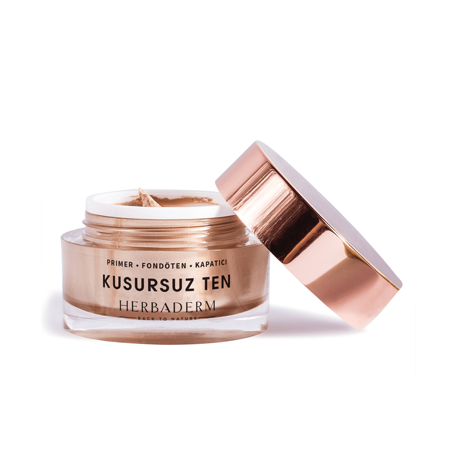 Herbaderm Kusursuz Ten Primer, Fondöten, Kapatıcı, Nomakeup Makeup 30mL