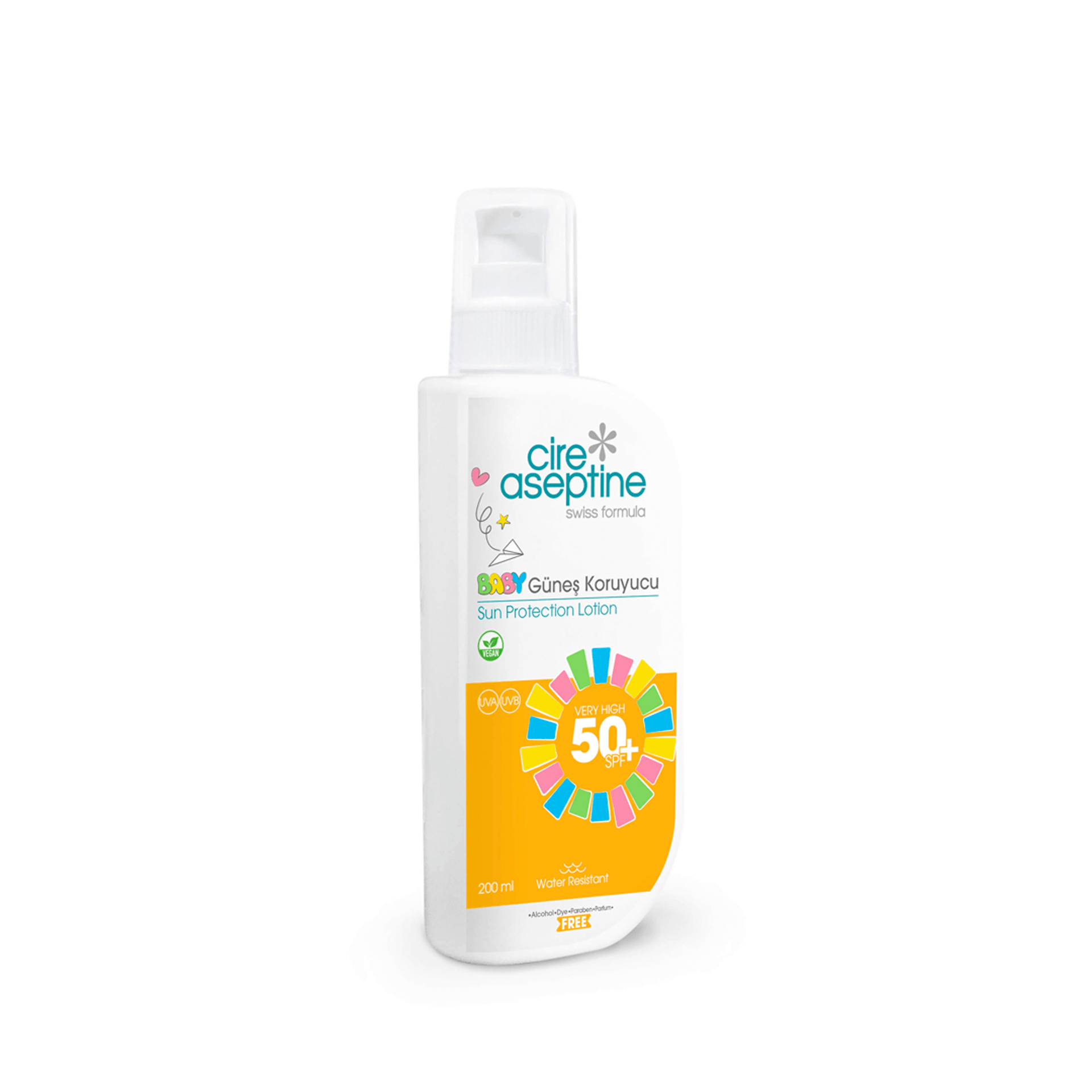 Cire Aseptine Güneş Koruyucu Baby 50SPF 200mL