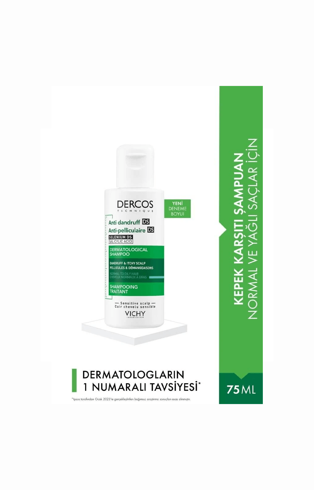Vichy Dercos Anti Dandruff Kepek Karşıtı Şampuan 75mL