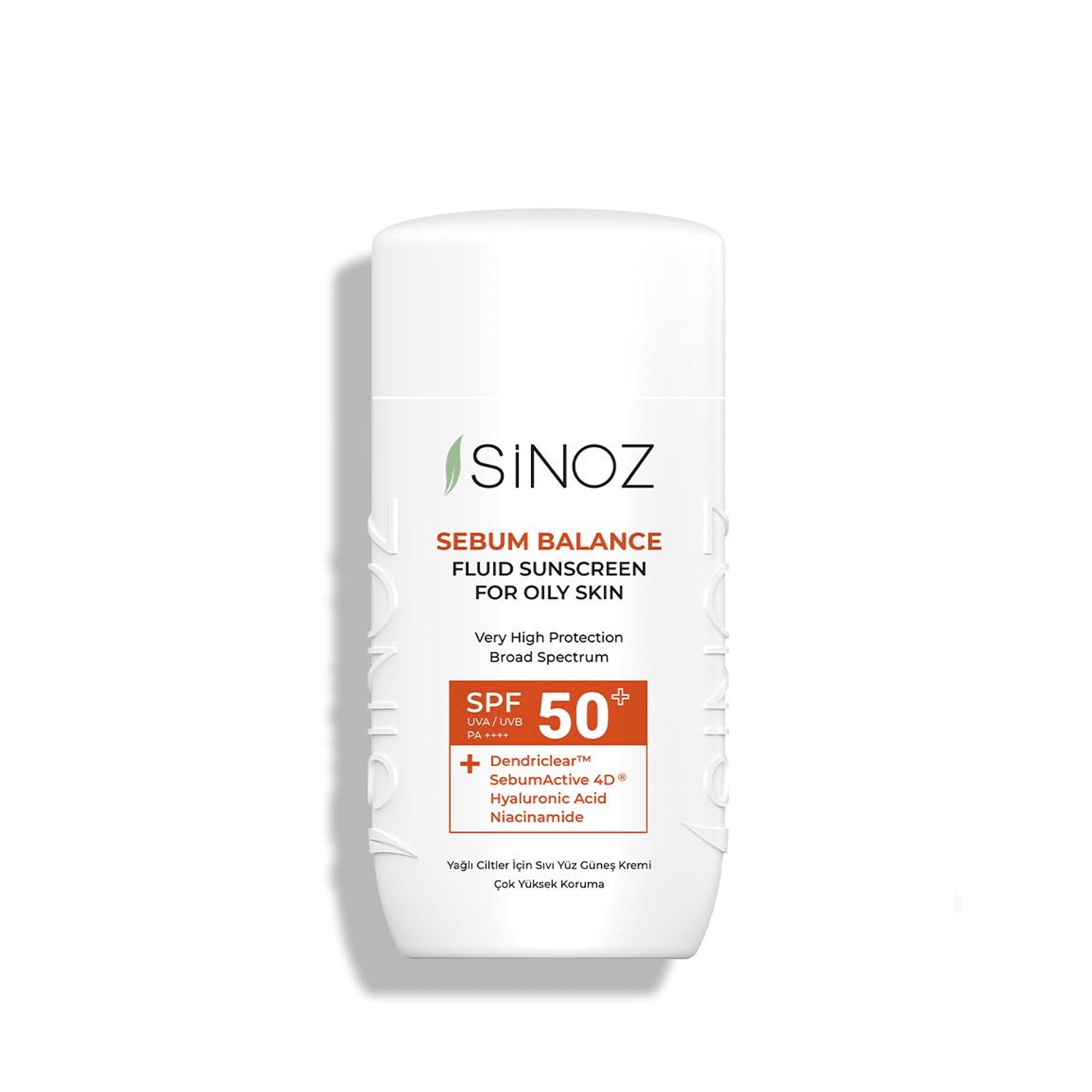 Sinoz Yağlı Ciltler Fluid Güneş Kremi Spf50+ 50mL