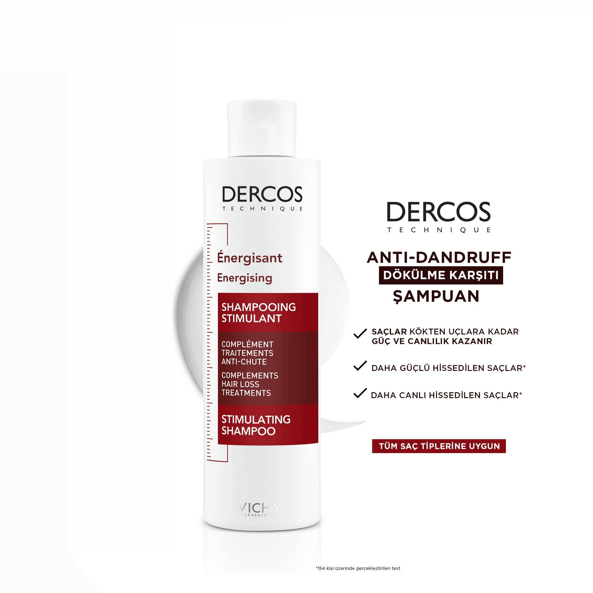 Vichy Dercos Energisant Şampuan Dökülme Karşıtı 200mL