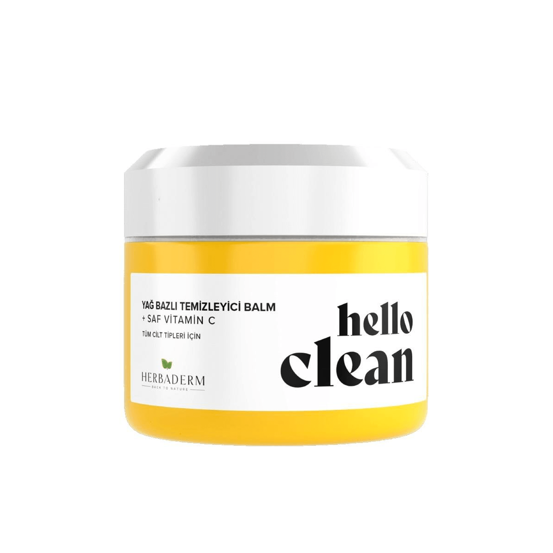 Herbaderm Hello Clean Aydınlatıcı Yağ Bazlı Temizleyici Balm 100mL