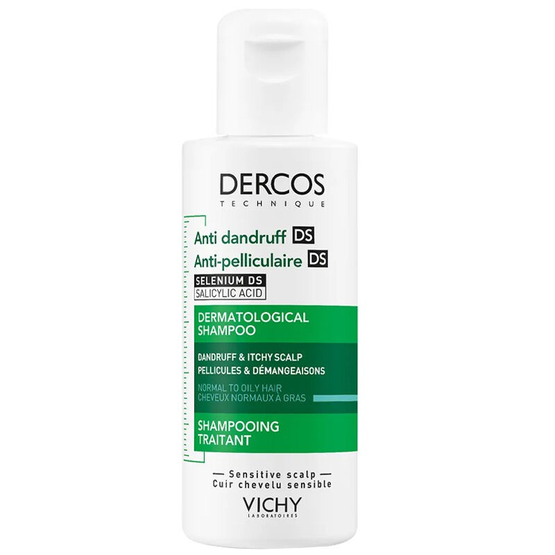 Vichy Dercos Anti Dandruff Kepek Karşıtı Şampuan 75mL | Normal ve Yağlı Saçlar