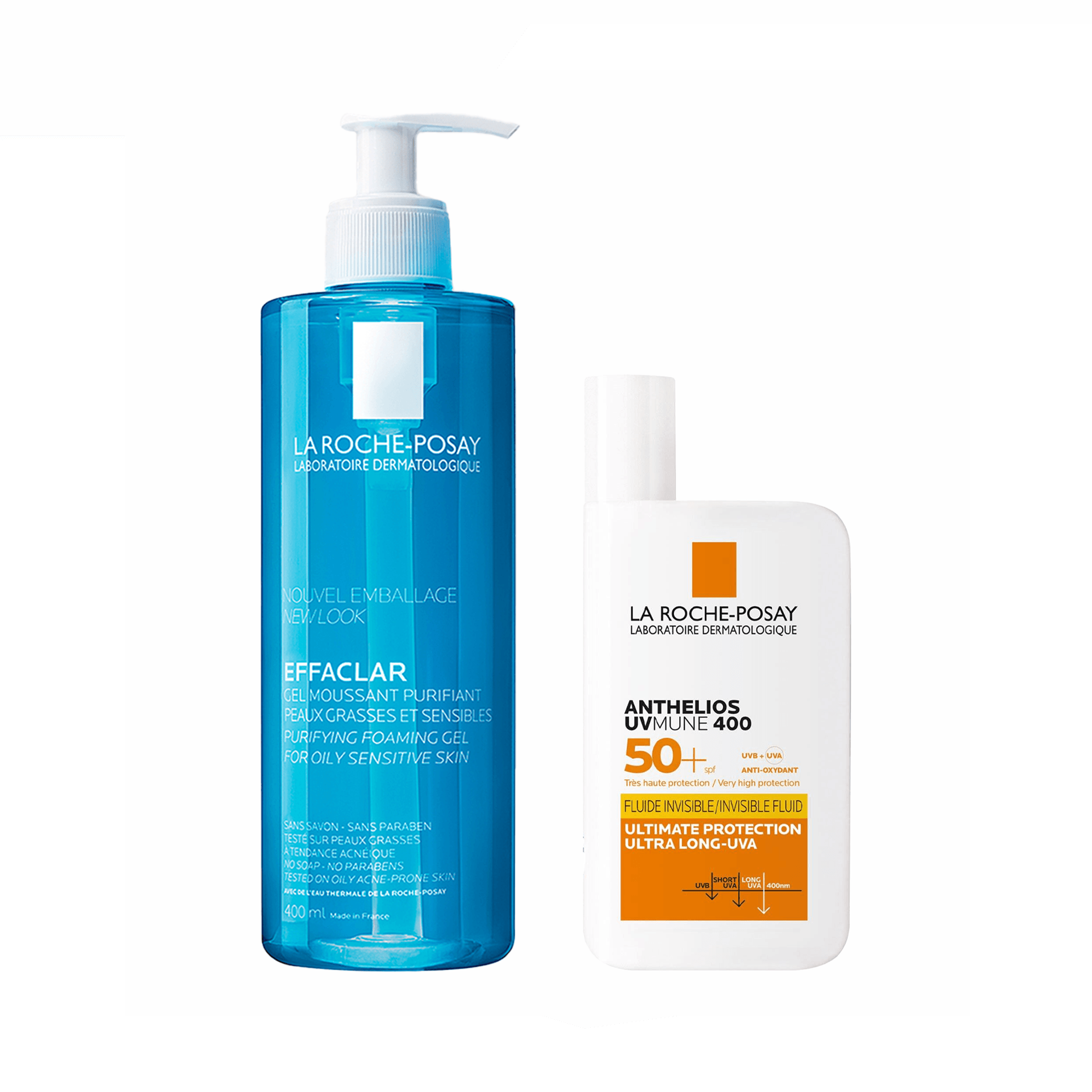 La Roche-Posay Güneş Kremi ve Yüz Temizleme Jeli İkili Set