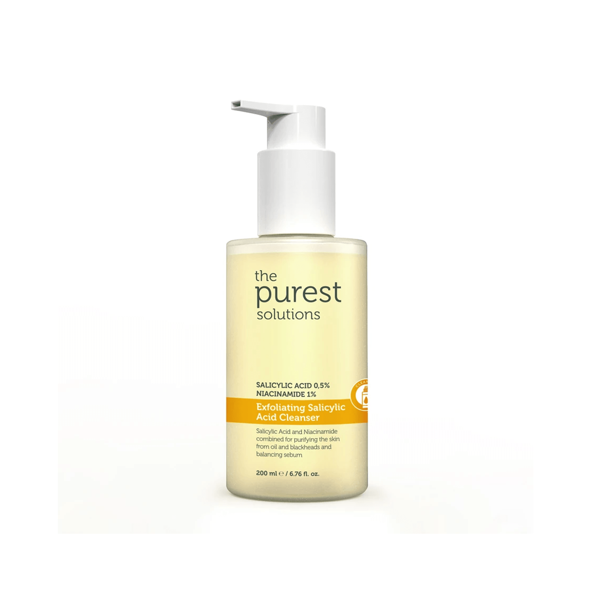 The Purest Solutions Sivilce Ve Siyah Nokta Karşıtı Yağlı Ve Karma Ciltler İçin Salisilik Asit Arındırıcı Temizleme Jeli 200mL