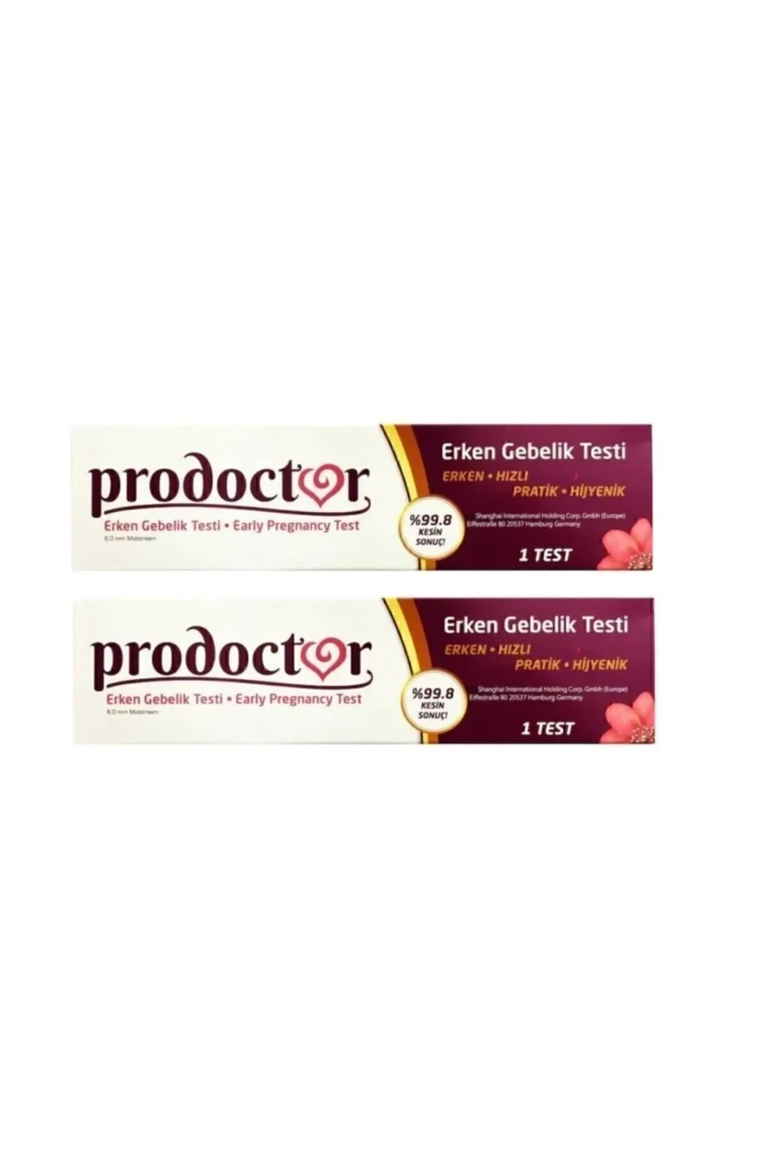 Prodoctor Hızlı Gebelik Testi 2'li Set