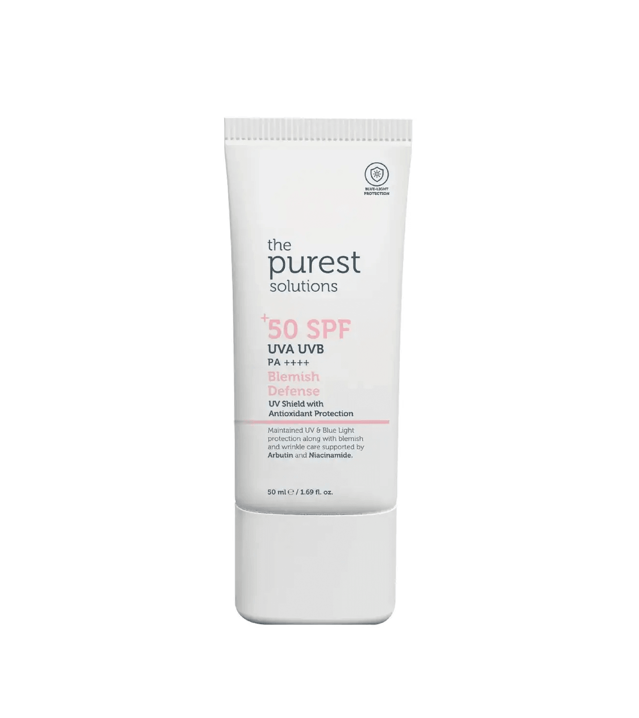 The Purest Solutions Cilt Tonu Eşitleyici Ve Leke Karşıtı Blemish Defense Renkli Güneş Koruyucu Krem SPF 50, 50mL 