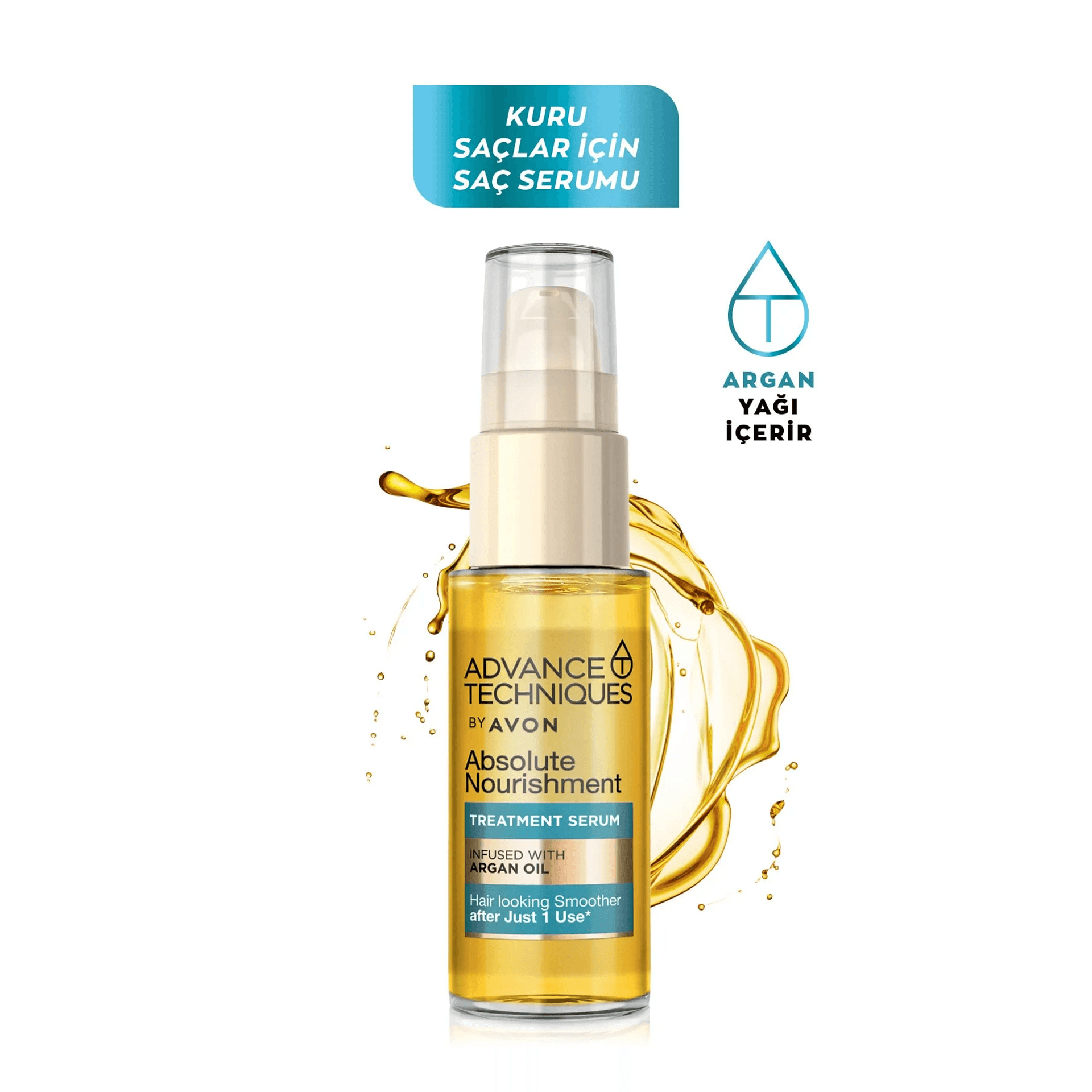 Avon Argan Yağı İçeren Besleyici Saç Serumu 30mL