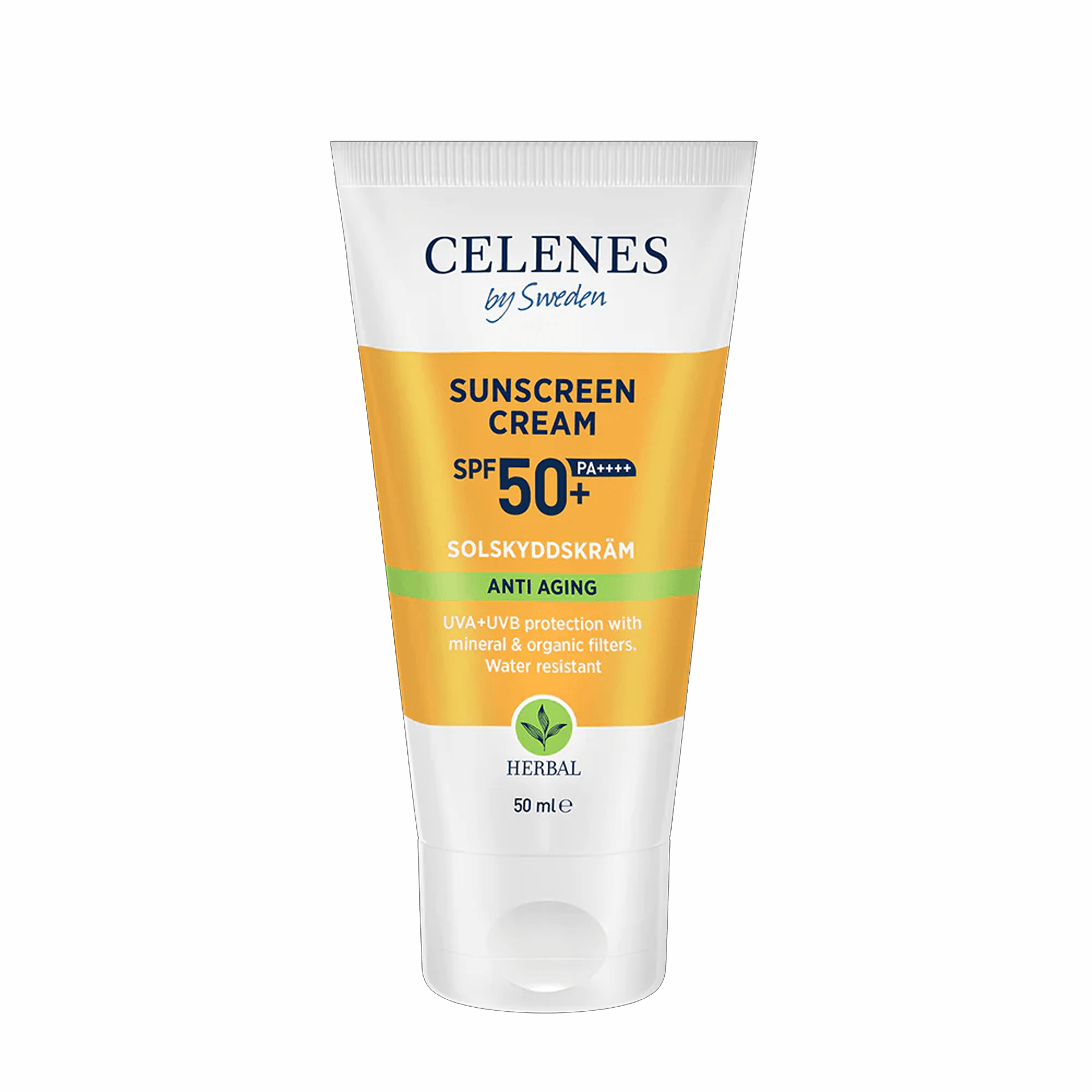 Celenes By Sweden Herbal Yaşlanma Karşıtı Güneş Kremi 50+Spf 50mL