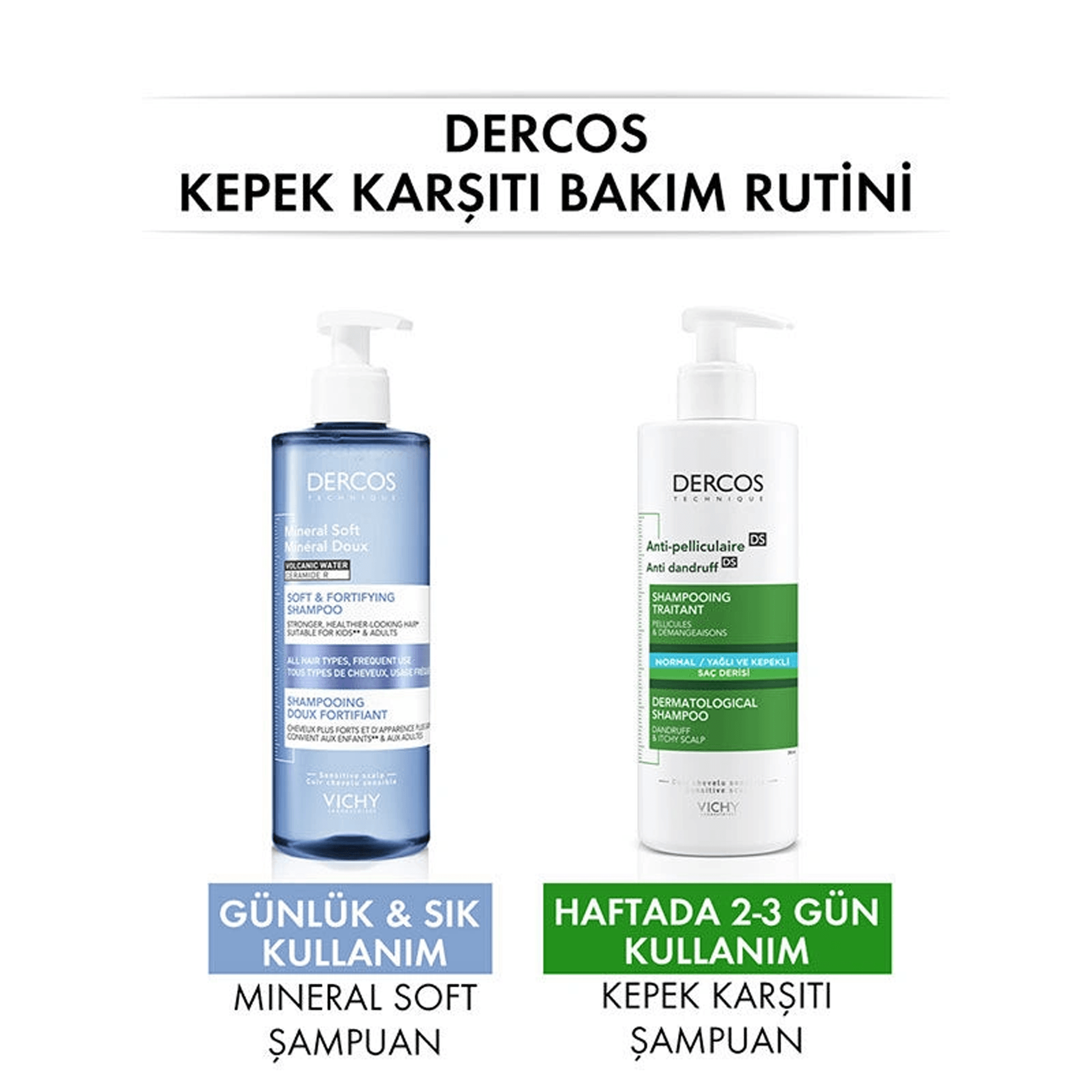 Vichy Dercos Mineral Soft Şampuan 400mL