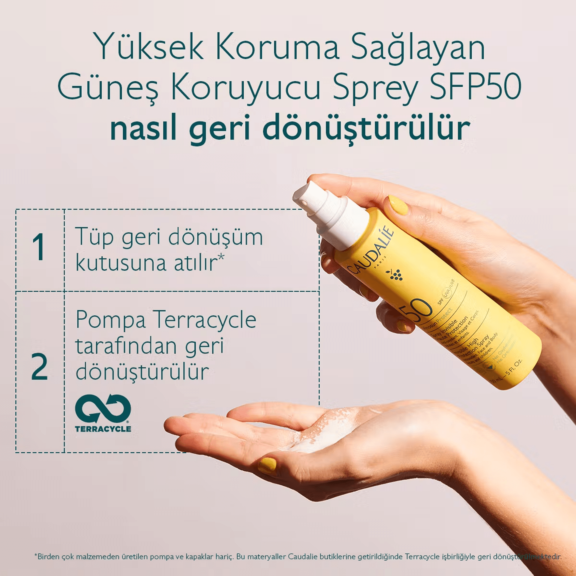 Caudalie Vinosun Protect Yüksek Koruma Sağlayan Güneş Spreyi SPF50 150mL