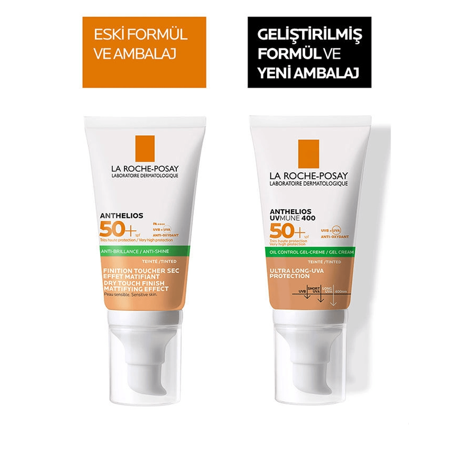 La Roche-Posay Anthelios Oil Control Gel Cream Renkli Yüz Güneş Kremi SPF50+ 50mL