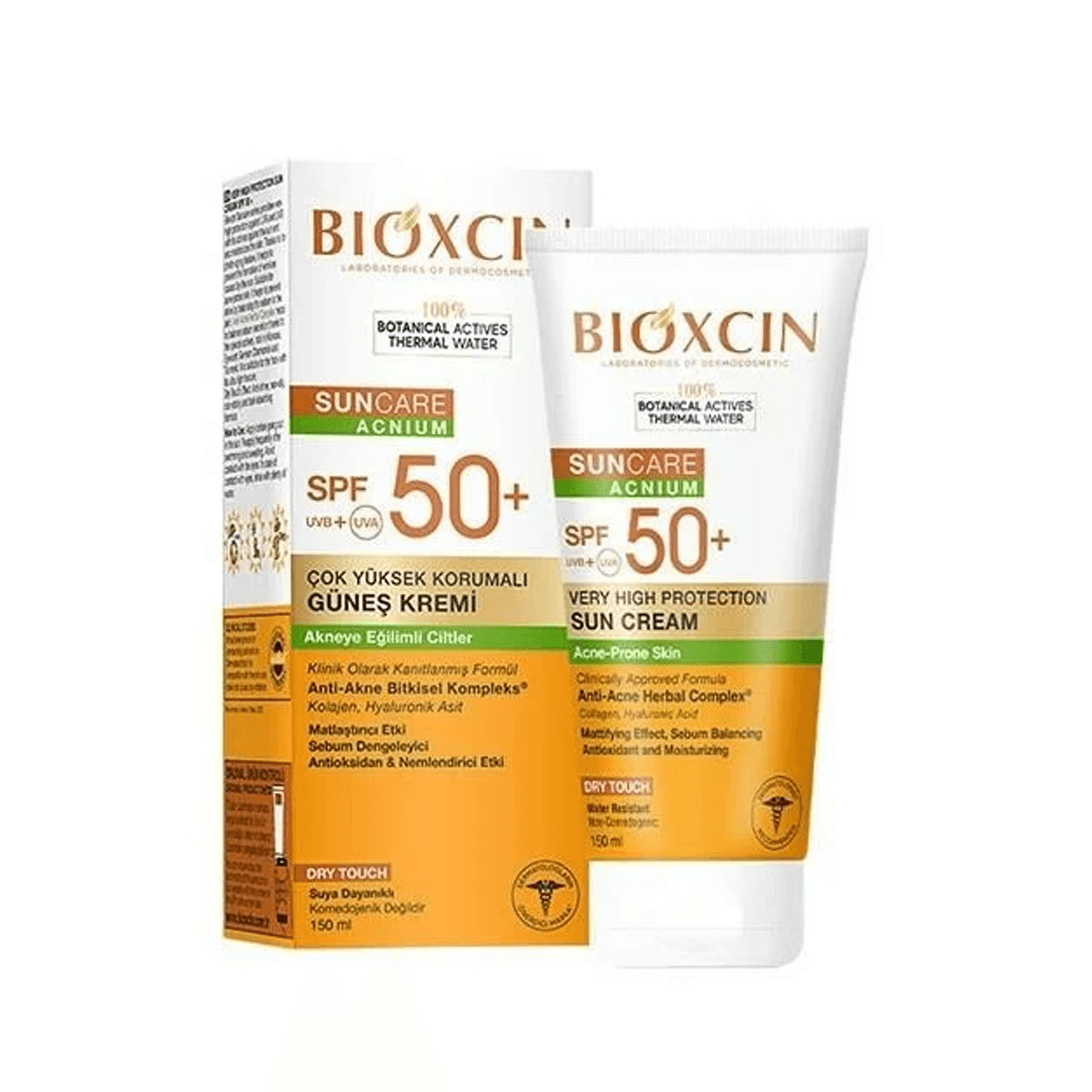 Bioxcin Sun Akneye Eğilimli Cilt SPF50 Güneş Kremi 150mL