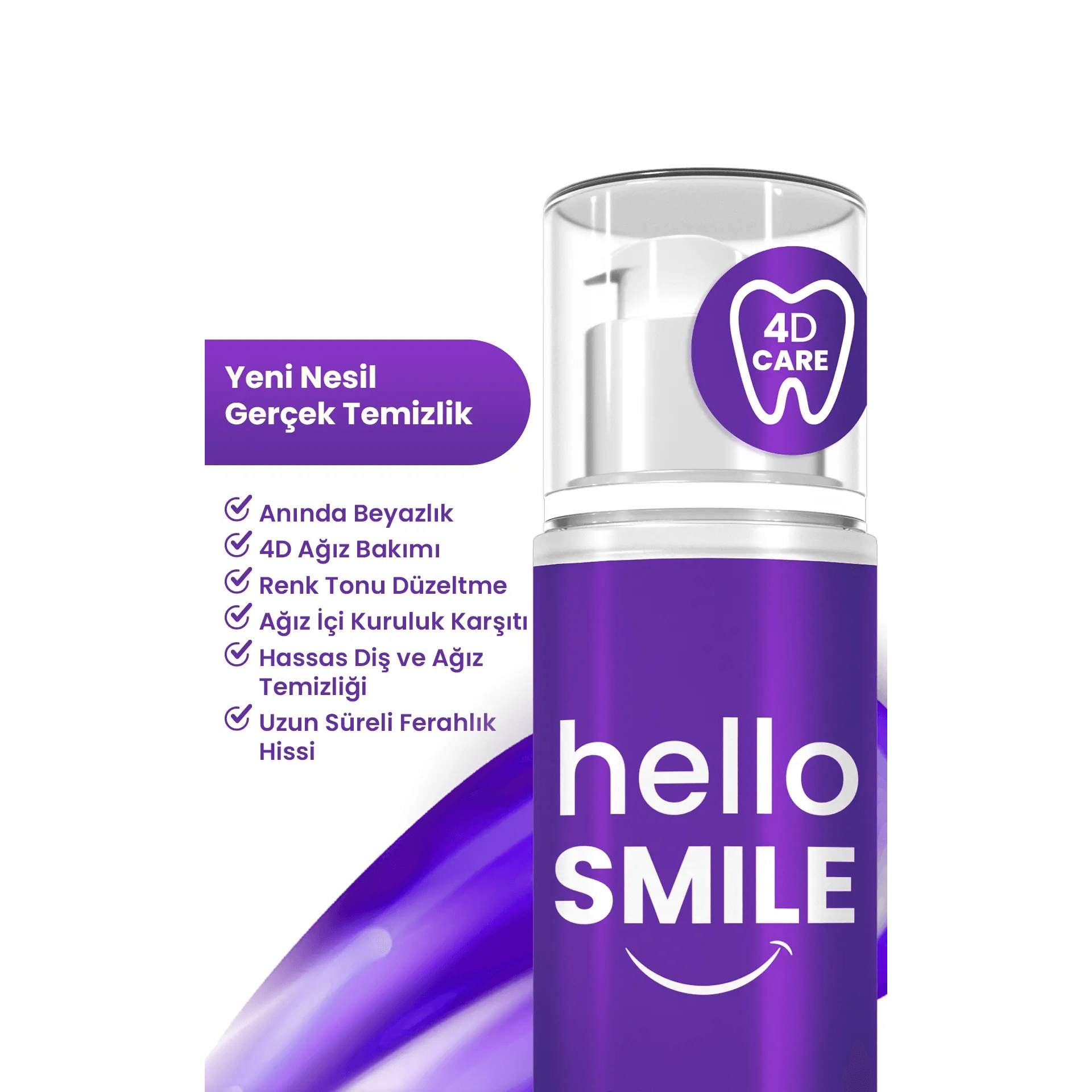 PROCSIN Hello Smile Anında Beyazlatıcı Diş Jeli 50mL