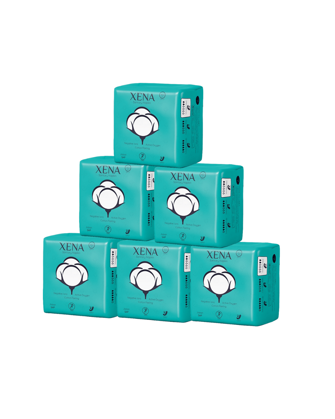 XENA Sanitary Napkin Dermo Günlük Ped 30x6= 180Adet