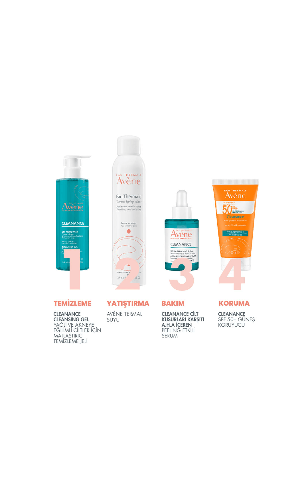 Avene Cleanance Gel Nettoyant Yüz ve Vücut Temizleme Jeli 400mL