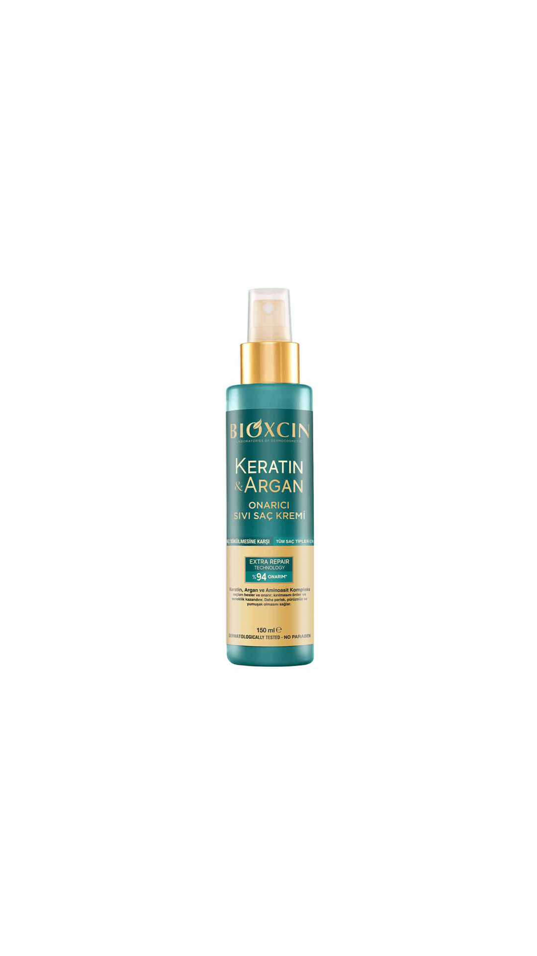 Bioxcin Keratin ve Argan Onarıcı Sıvı Saç Kremi 150mL