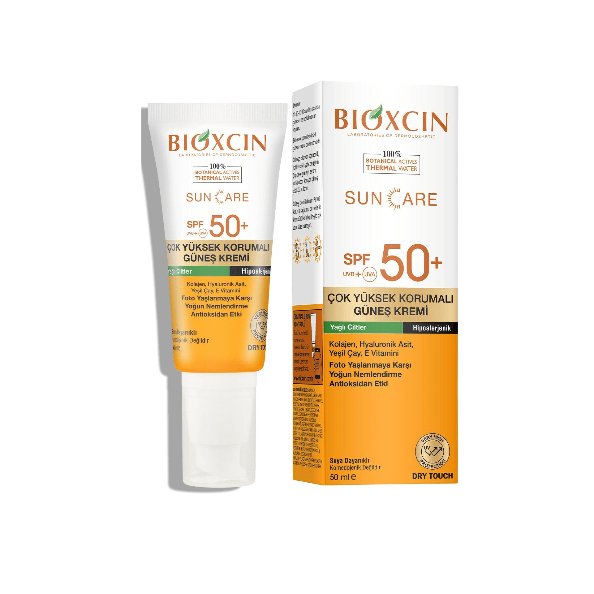 Bioxcin Sun Care Yağlı Ciltler için Spf50 Güneş Kremi 50mL