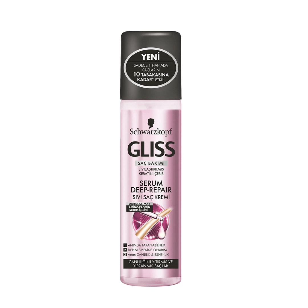 Gliss Serum Deep Repair Onarıcı Sıvı Saç Bakım Kremi 200mL