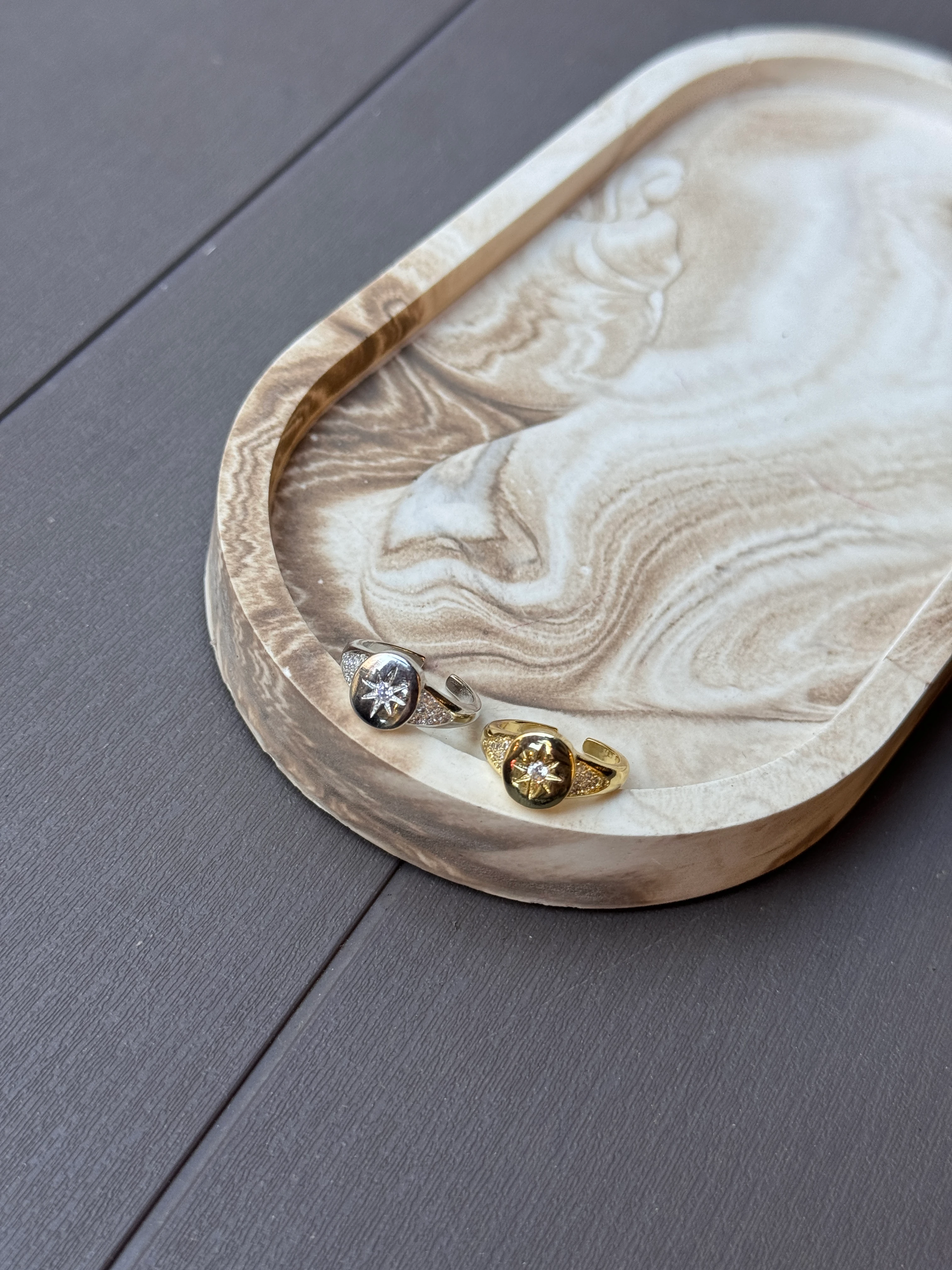 Star Serçe Parmak Yüzüğü