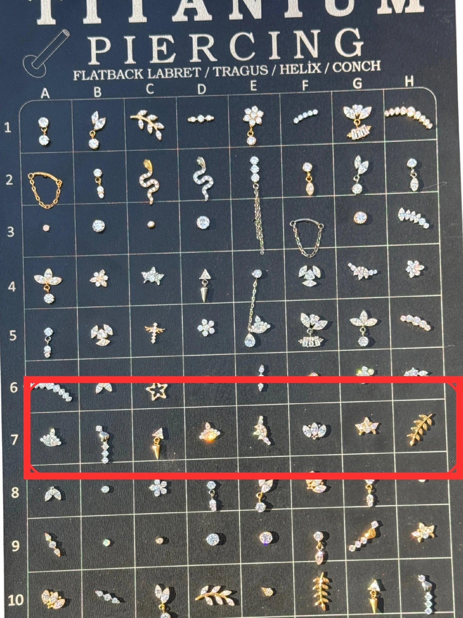 Titanyum Piercingler