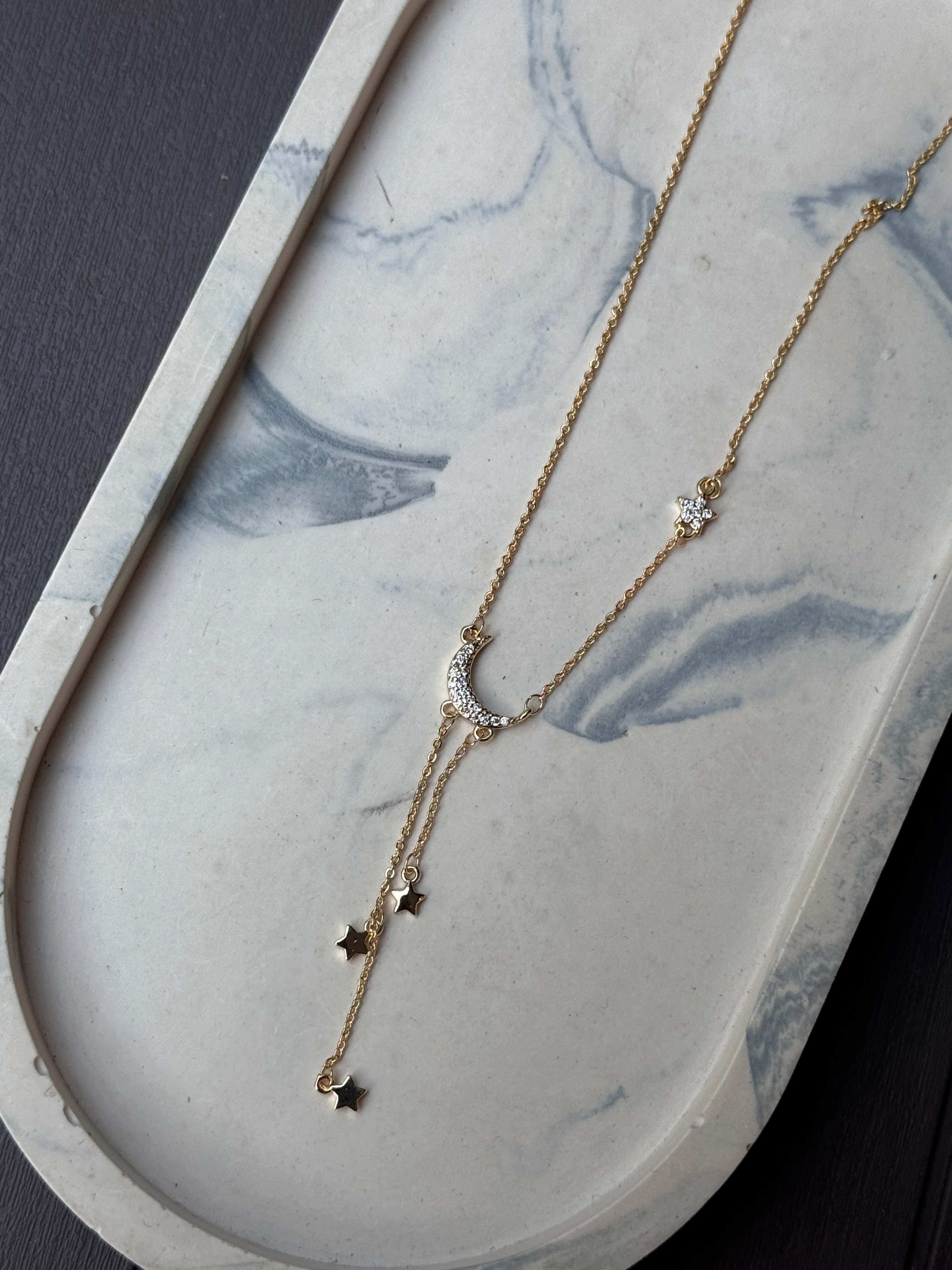 Sallantılı Ay Kolye