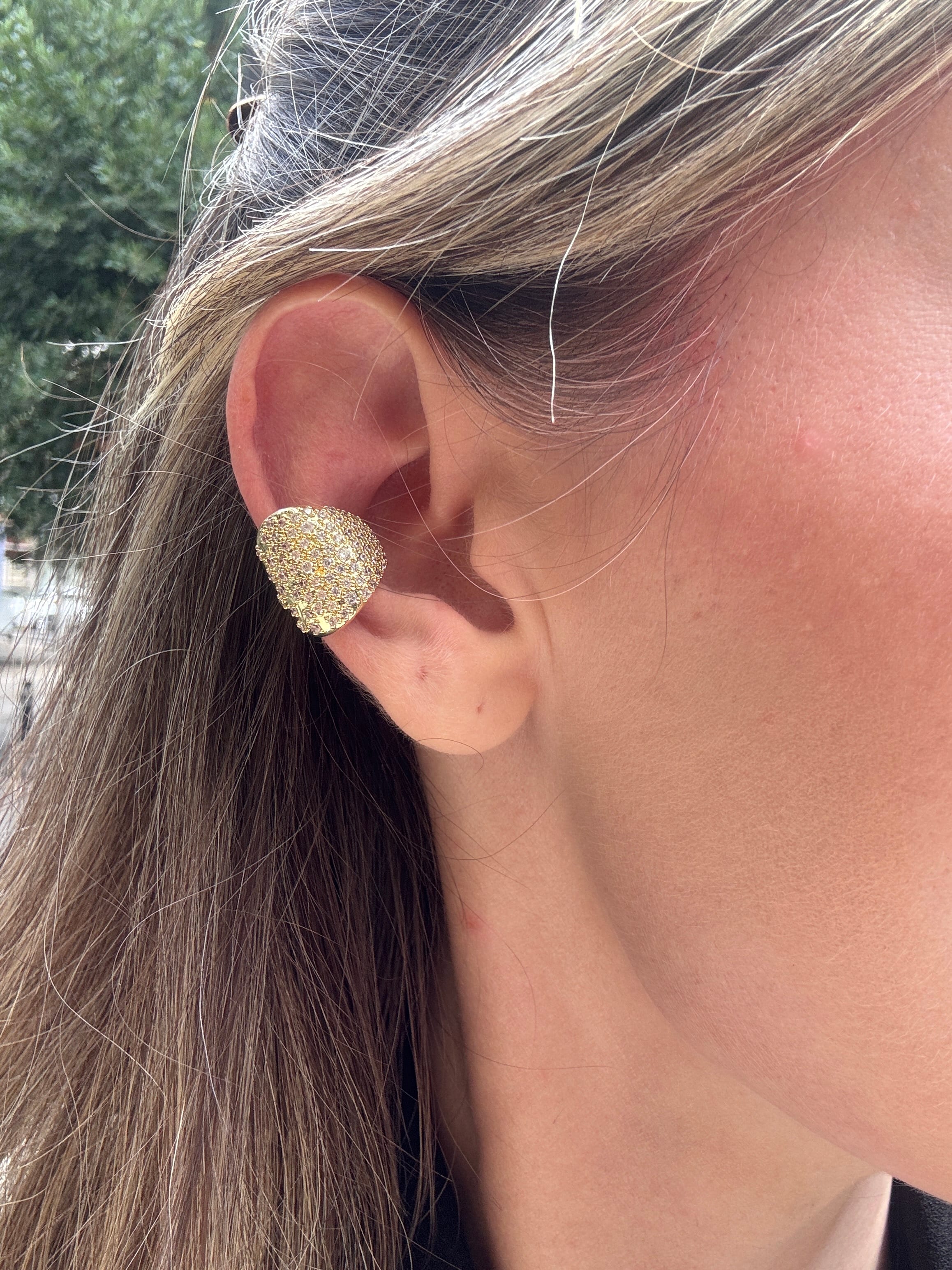 Bold Taşlı Earcuff