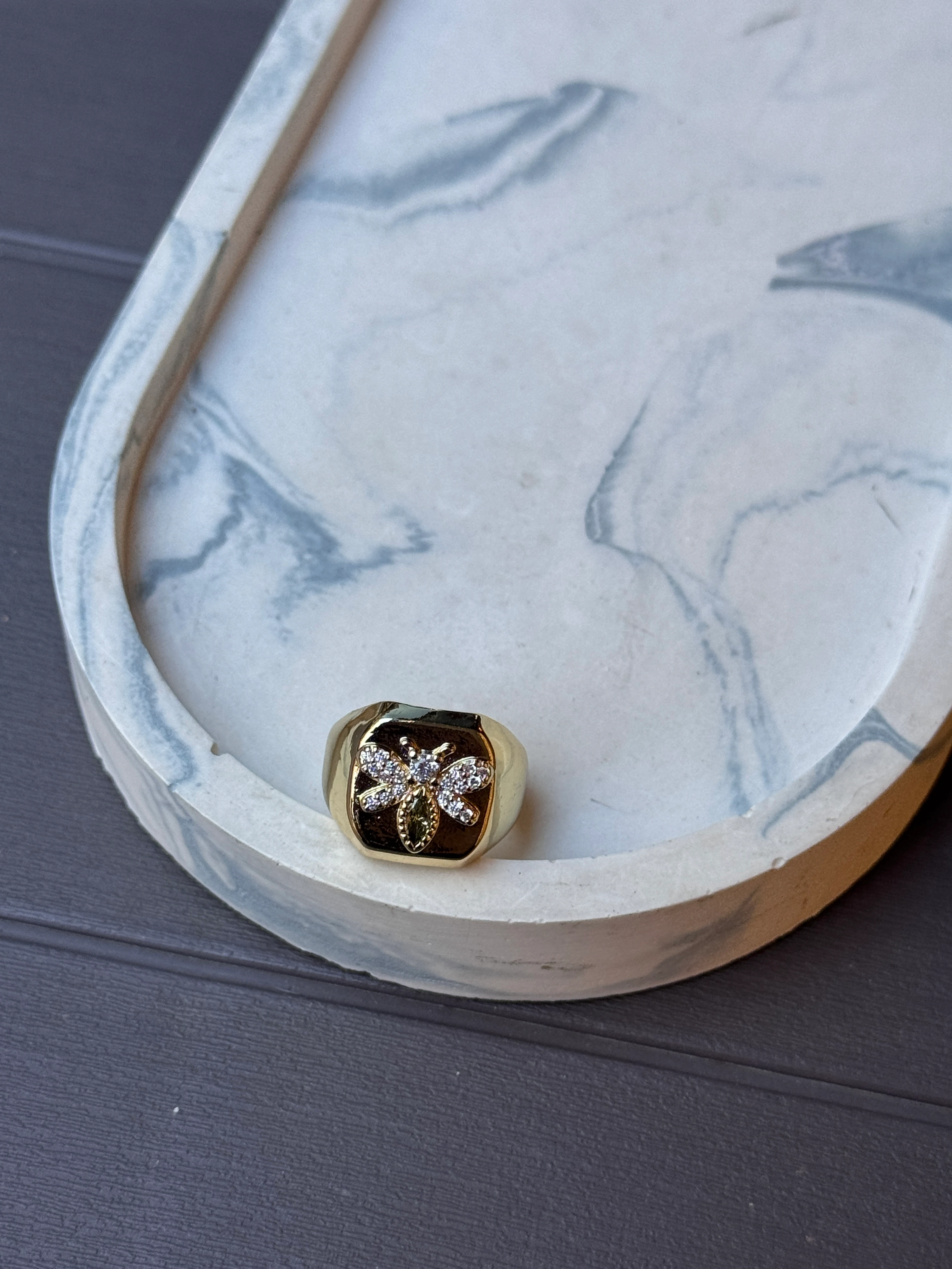 Bee Serçe Parmak Yüzüğü