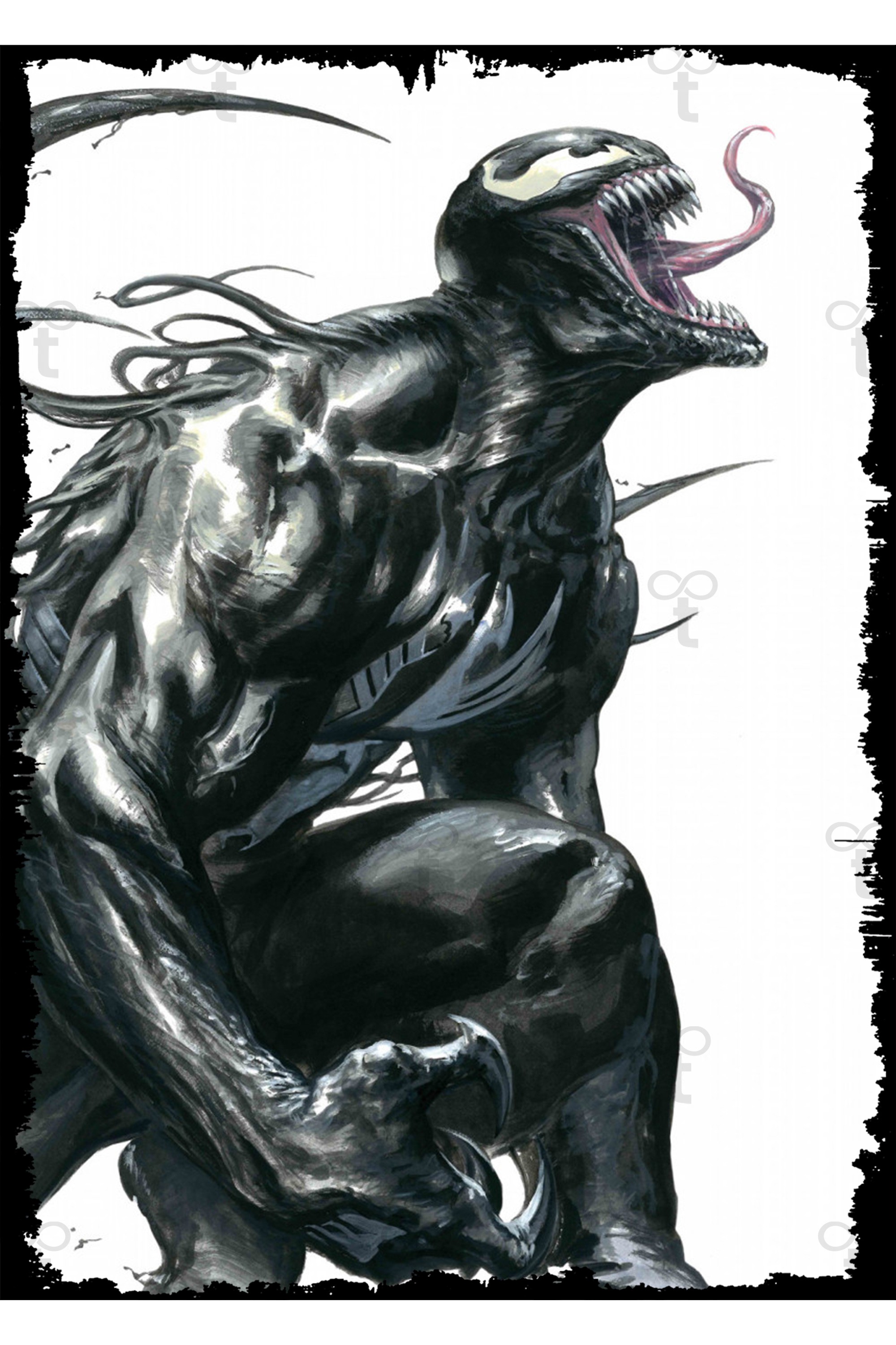 Venom Kahraman Temalı Ahşap Tablo