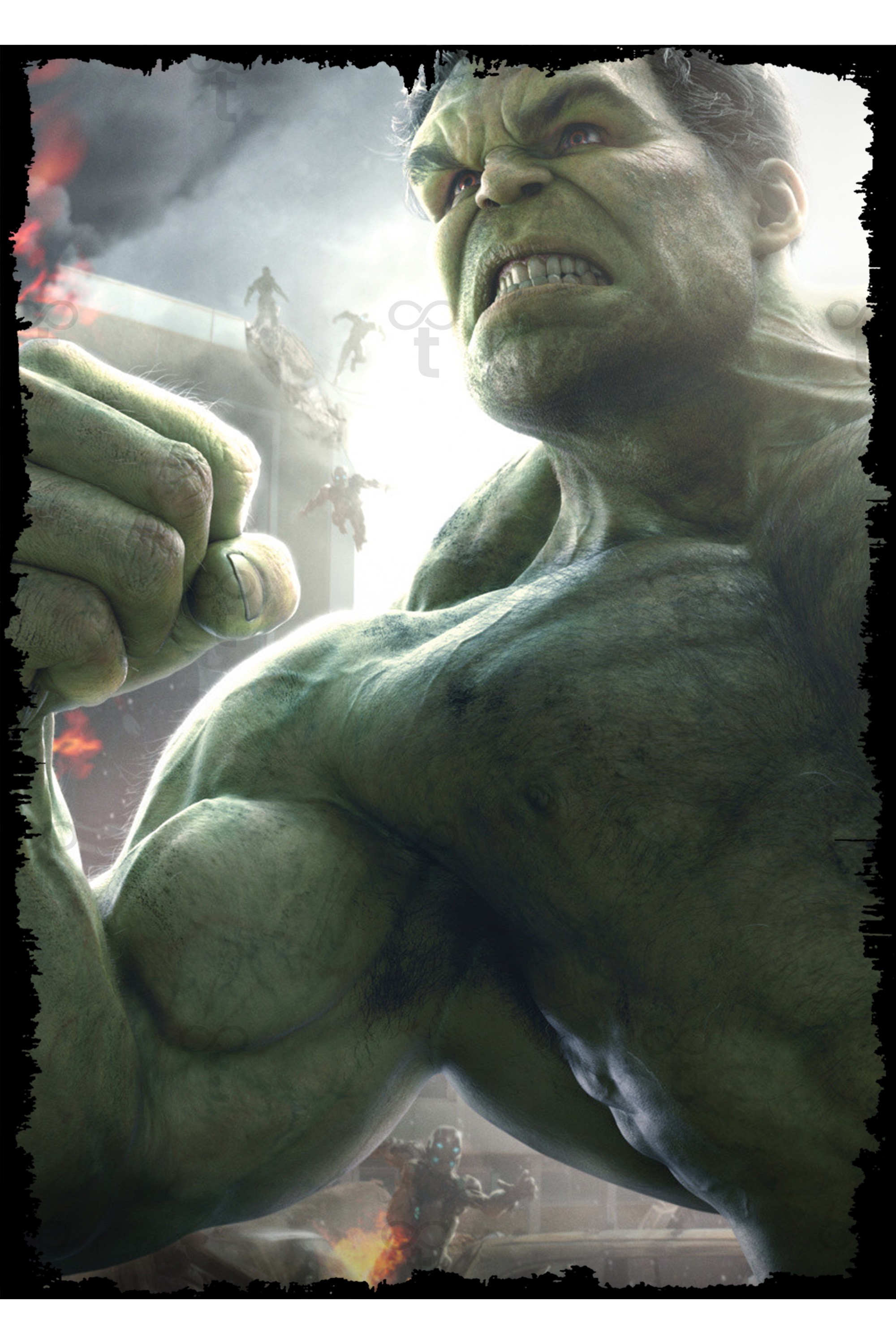 Hulk Kahraman Temalı Ahşap Tablo
