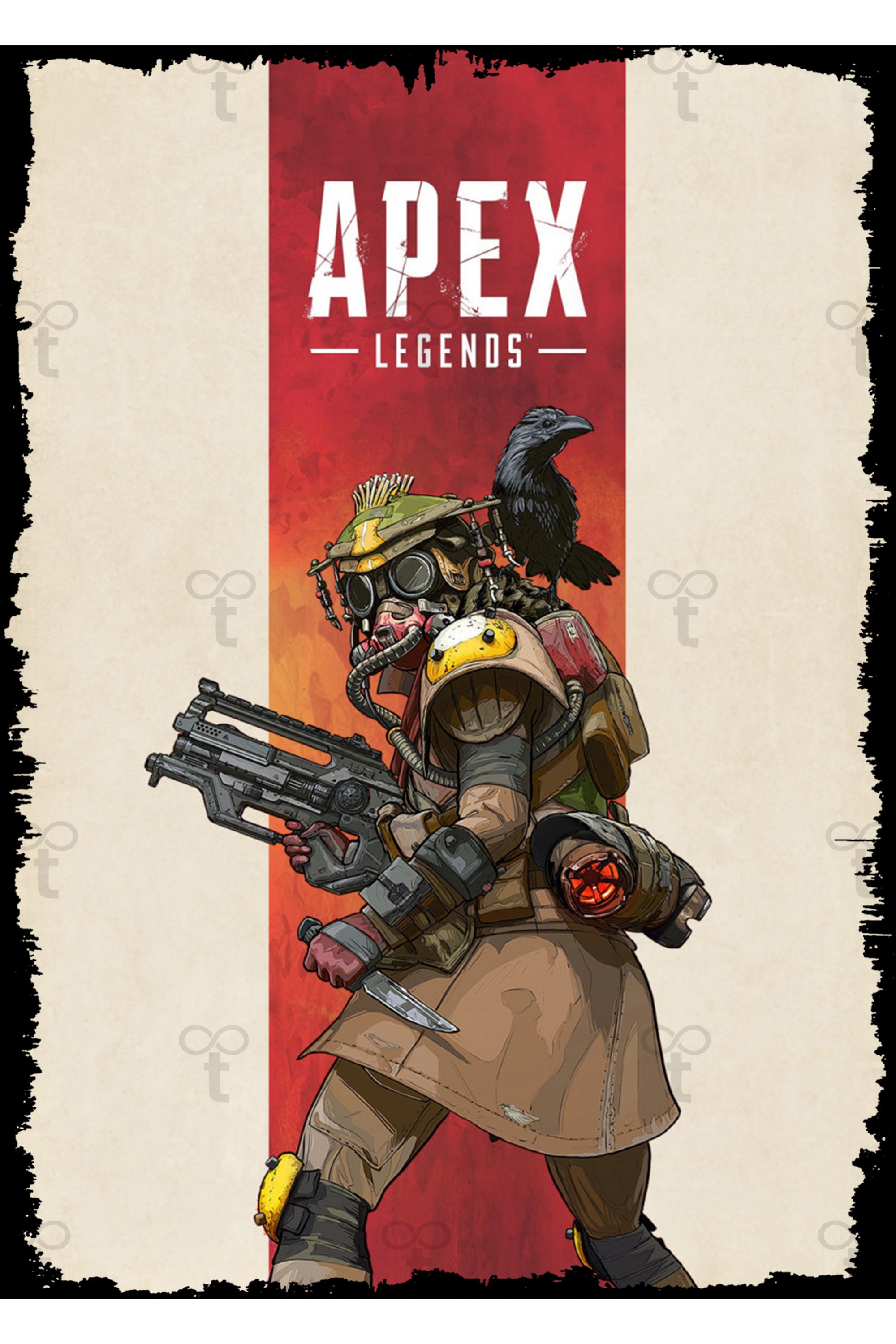 Apex Legends: Founder's Pack Oyun Tema Ahşap Tablo