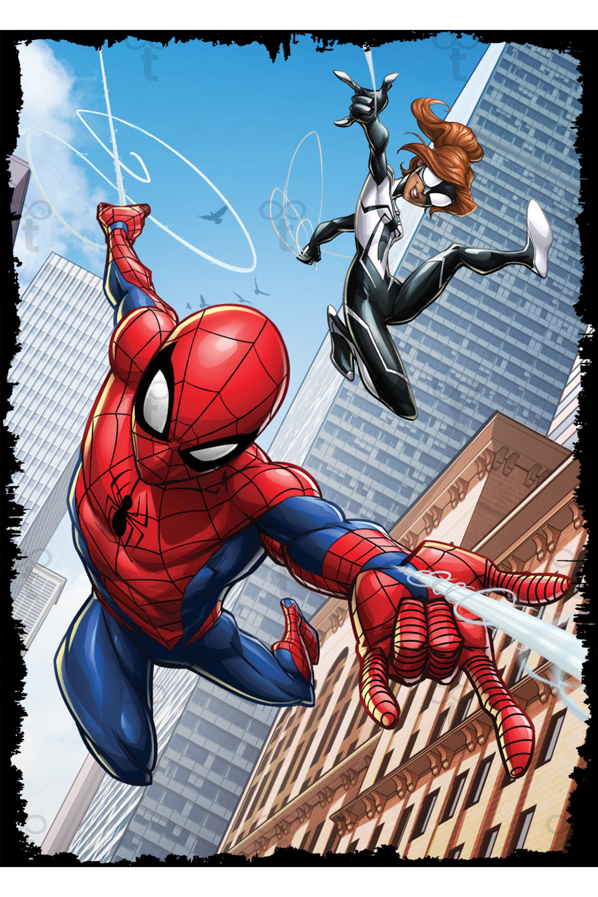 Spider-Man Kahraman Temalı Ahşap Tablo