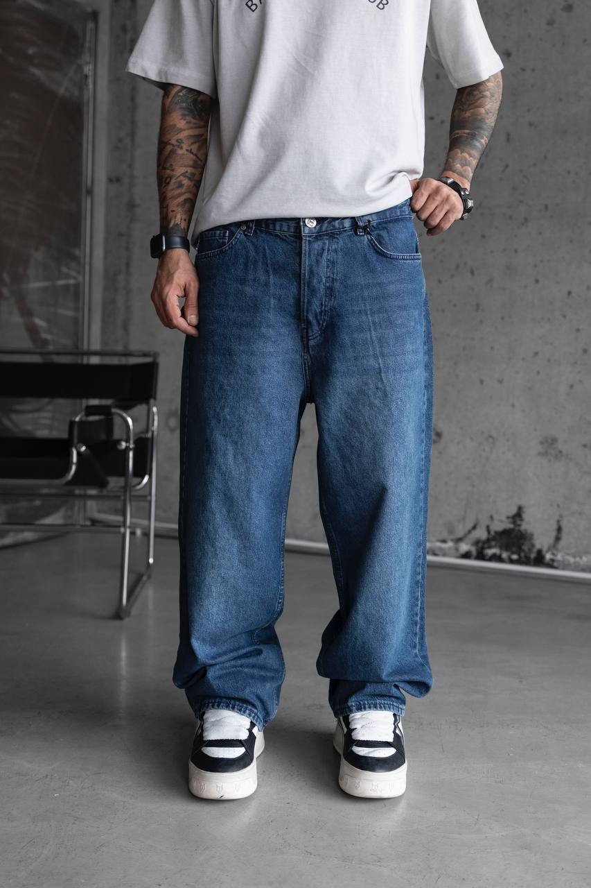 ERKEK BAGGY FİT KOT PANTALON