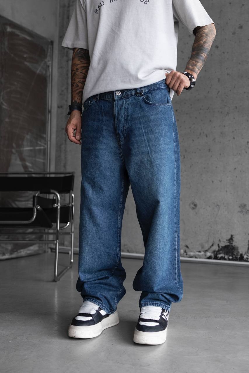 ERKEK BAGGY FİT KOT PANTALON