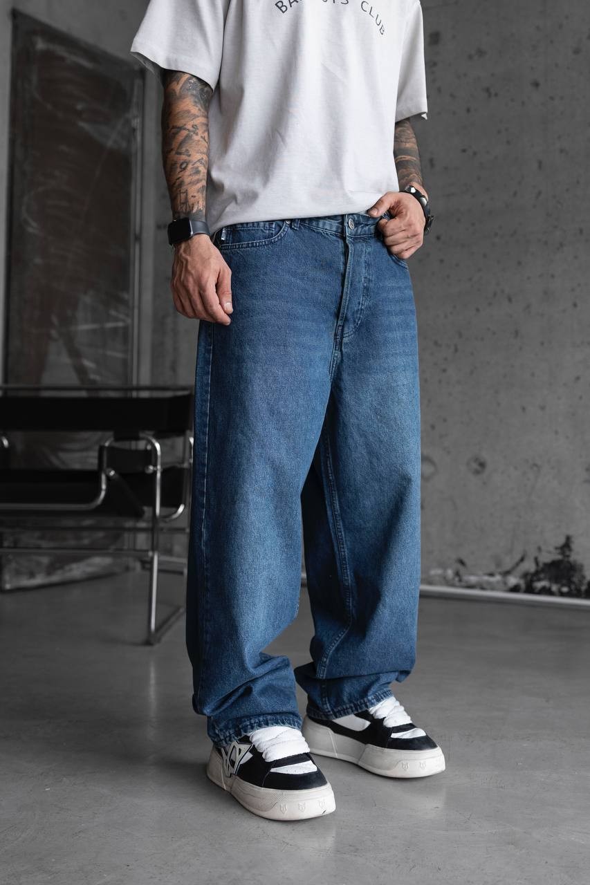 ERKEK BAGGY FİT KOT PANTALON
