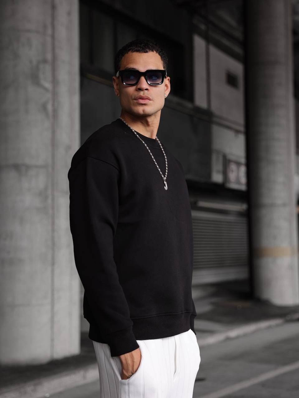 Erkek Oversize  Sweatshirt – Günlük ve Spor Stil