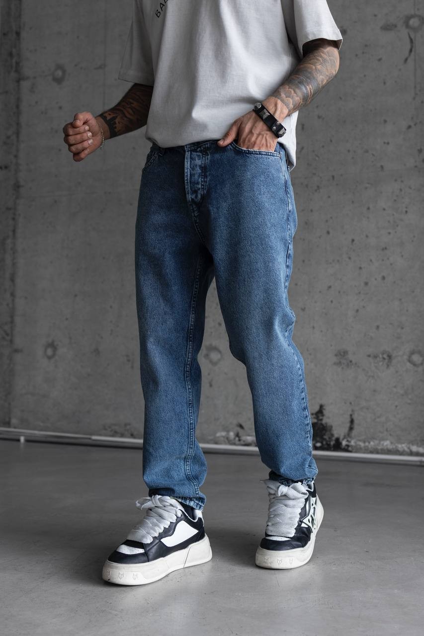 ERKEK LOOSE FİT KOT PANTOLON
