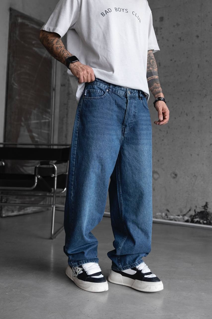 ERKEK BAGGY FİT KOT PANTALON
