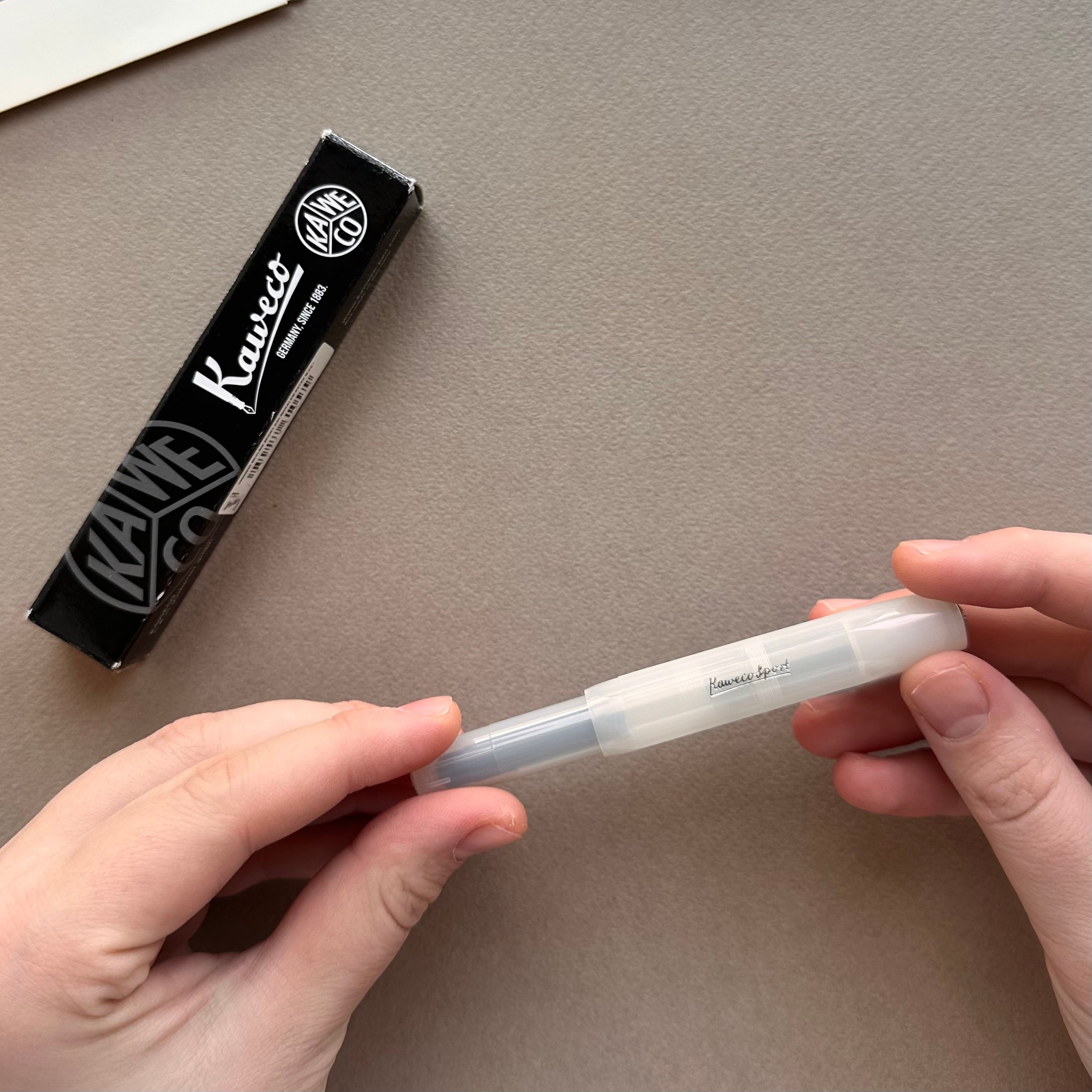 Kaweco Frosted Sport Dolma Kalem Beyaz